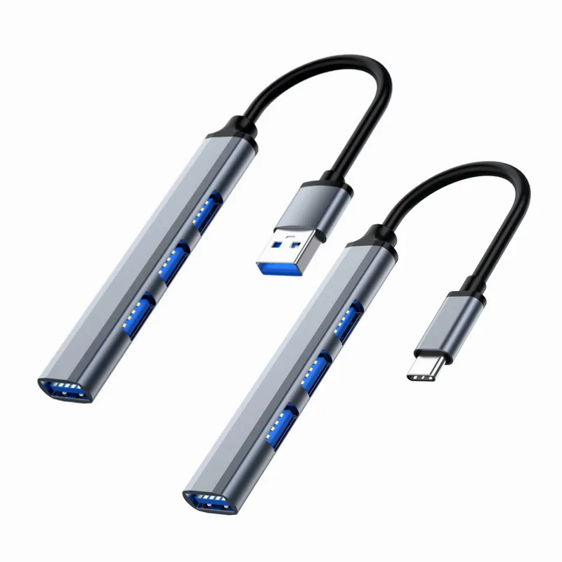 Usb C Hub - MacBook/Huawei/Xiaomi/Lenovo 및 Mor-Plug&Play-울트라 슬림 PC 액세서리용