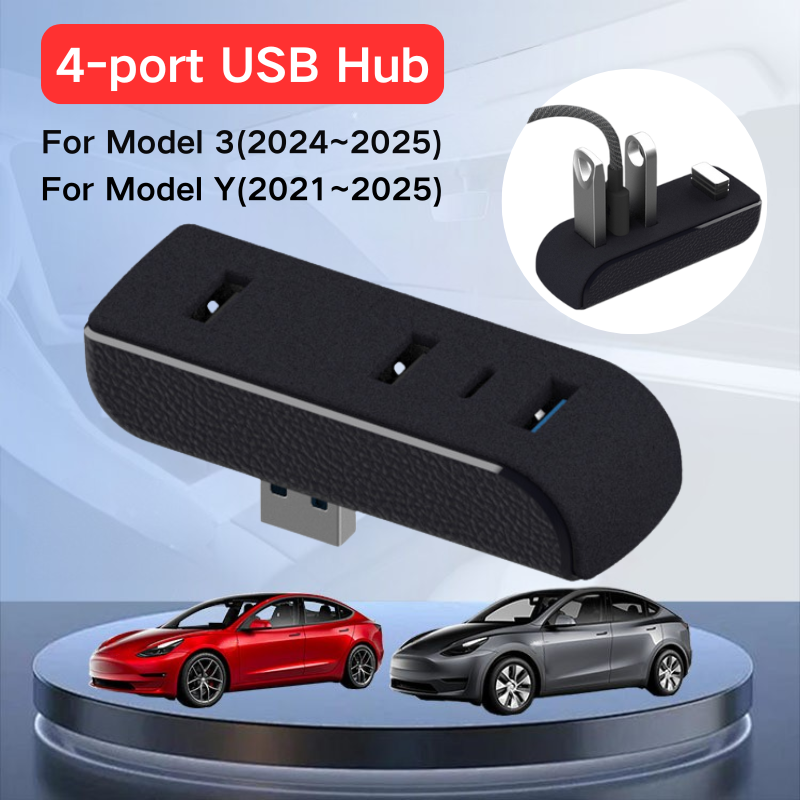 Usb C Hub - 테슬라 모델 3 2024-2025 Y 2021-2025