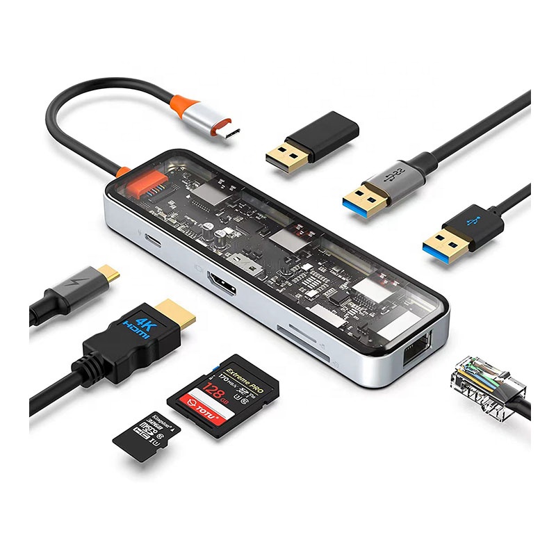 USB-C 허브, 4K 지원, 이더넷 포트, 100W  - Usb C Hub 리뷰 및 가격