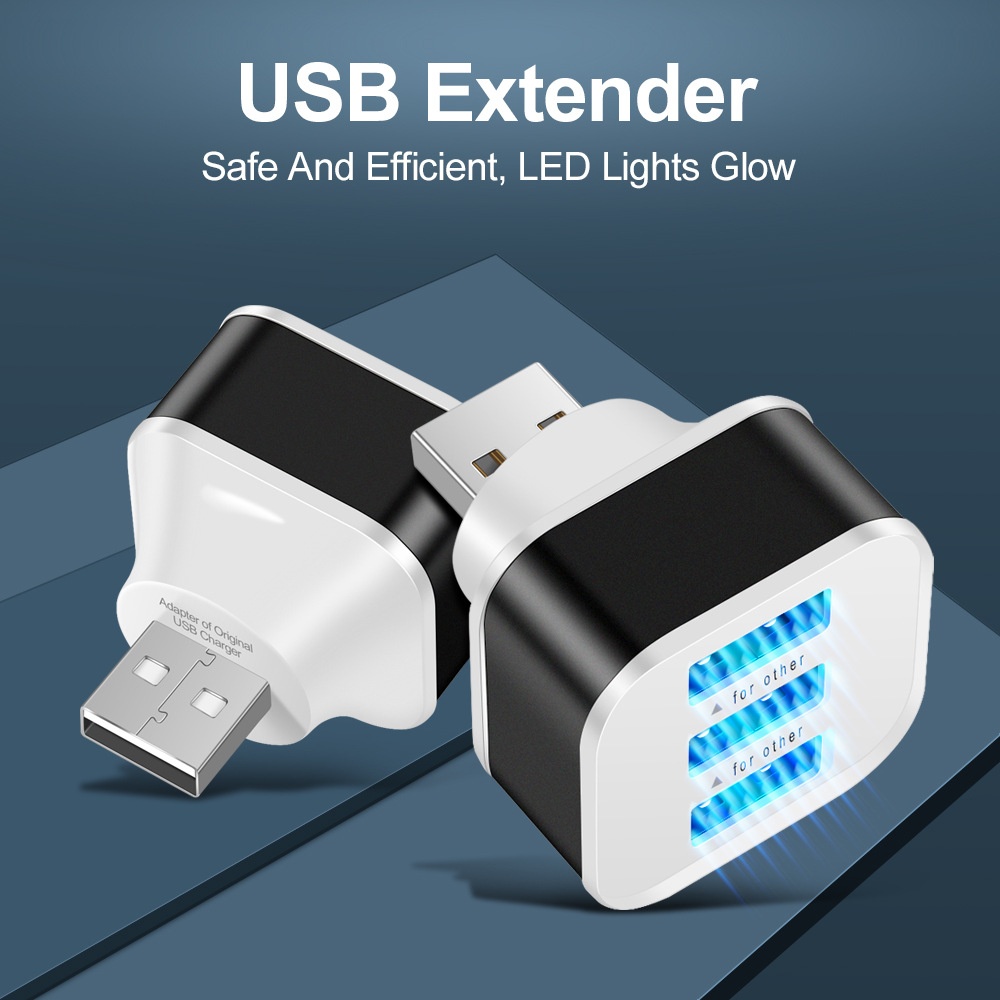 3 포트 USB 슬롯 어댑터, USB 3 in 1 다중 - Laptop Charger 리뷰 및 가격