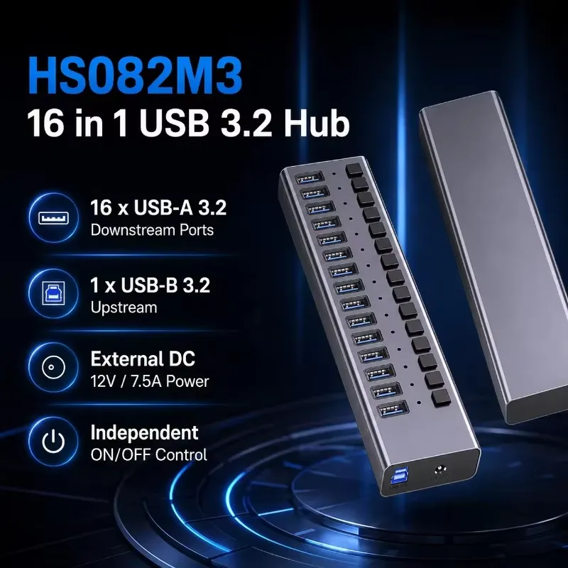 16포트 전원 공급 USB 3.2 Gen2 허브용 AP - Usb Hub 리뷰 및 가격