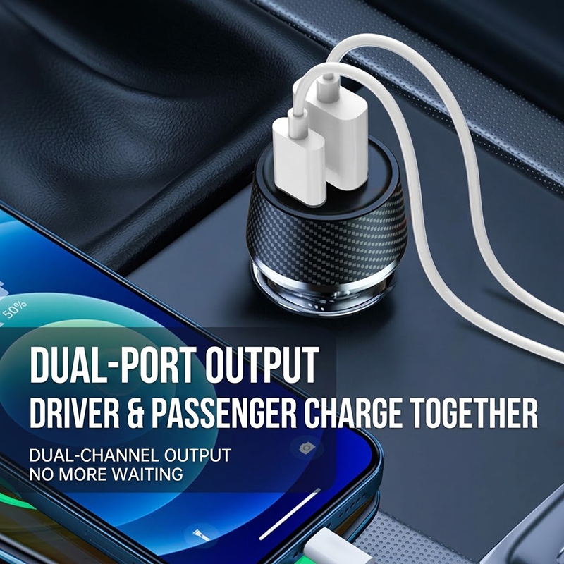 고속 차량용 충전기, 60W 듀얼 포트 어댑터, PD3 - Usb C Hub 리뷰 및 가격