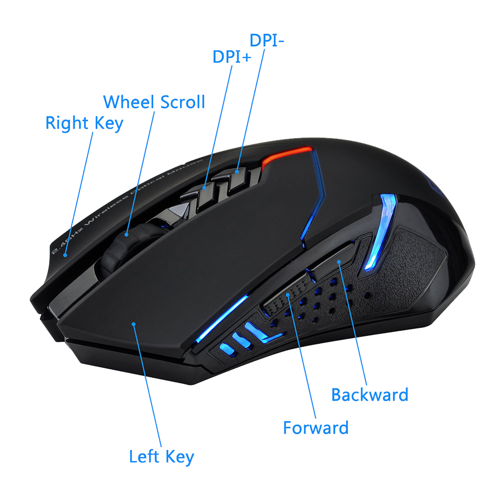 2.4GHz 무선 마우스 광학 마우스(USB 수신기 포 - Laptop Mouse 리뷰 및 가격