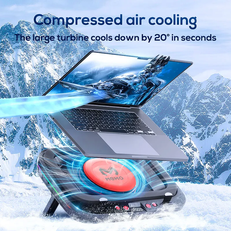 메모 노트북 쿨러 LED 디스플레이 탑재, 30W 강력 - Laptop Cooling Pad 리뷰 및 가격